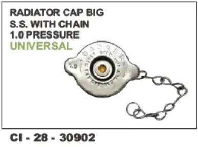 RDT.CAP UNI W/CHAIN 1.0 PRESSURE