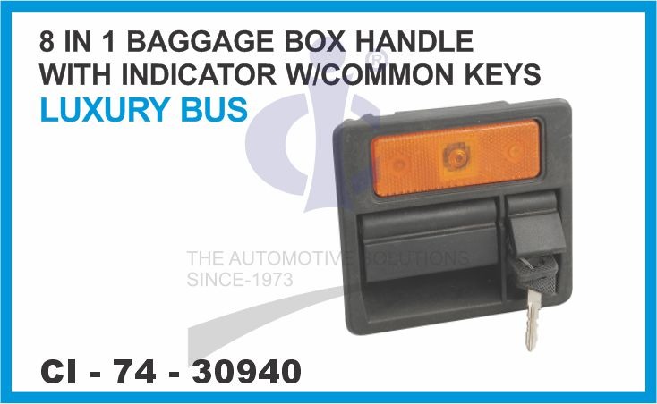 8 IN 1 BAGGAGE BOX HANDLE WITH INDICATOR W/COMMON KEYS BUS