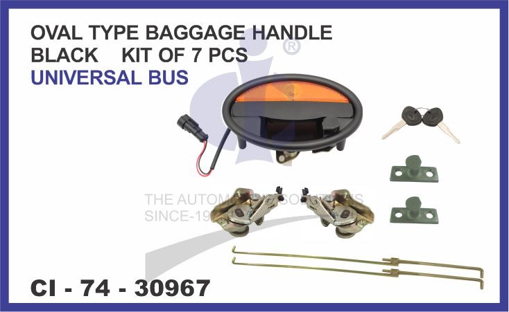 KIT(OVAL TYPE BAGGAGE HANDLE BLACK KIT )