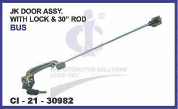 JK DOOR LOCK ASSY. 30'' SS ROD BUS