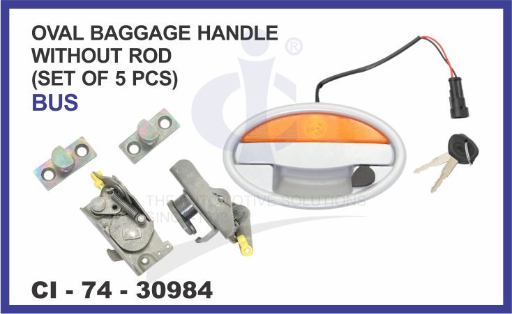 OVAL BAGGAGE HANDLE WITHOUT ROD (SET OF 5 PCS) BUS