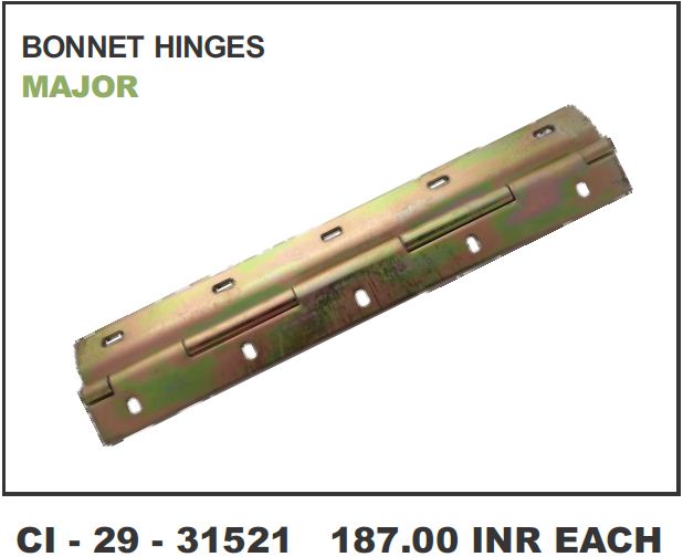 BONNET HINGES HEAVY JEEP