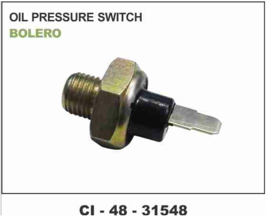 OIL PRESSURE SWITCH BOLERO