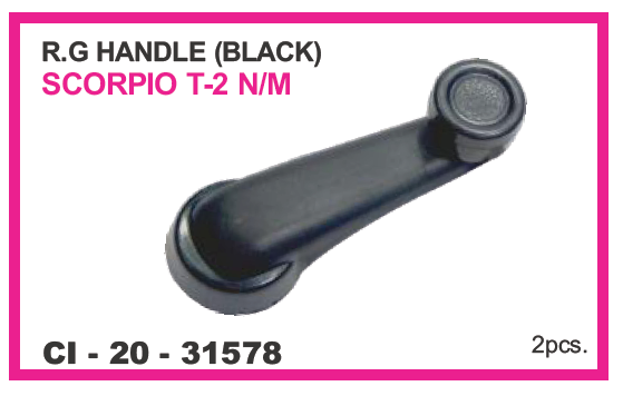 R.G.HANDLE BOLERO N/M,,SCORPIO N/M,MAXIMO,JEETO,THAR,SUPRO ETC BLACK