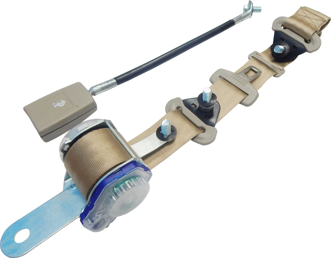 RETRACTABLE SEAT BELT BOLERO BS6,MAXI TRUCK,PICK UP ETC BEIGE 3 POINT LH