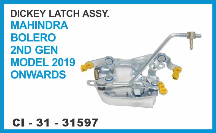 DICKEY LOCK ASSY BOLERO 2ND GEN  2019 ONWARDS