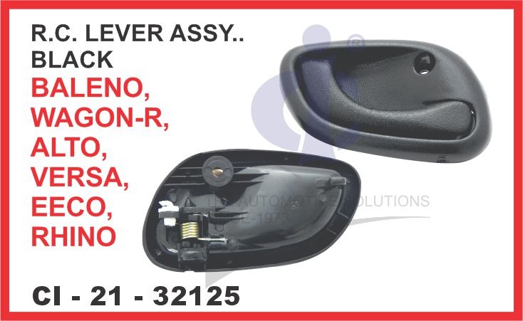 R.C.LOCK ASSY ALTO,ALTO K-10 T-1WAGON-R,RHINO,EECO,VERSA,BALENO O/M BLACK LH