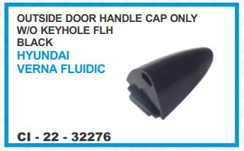 O.H. CAP ONLY W/O KEY HOLE V.FLUIDIC BLK FRONT LEFT