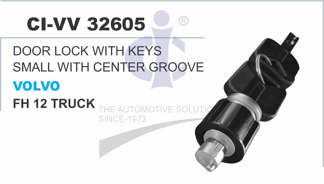 DOOR LUCH WITH KEYS SMALL WITH CENTER GROOVE