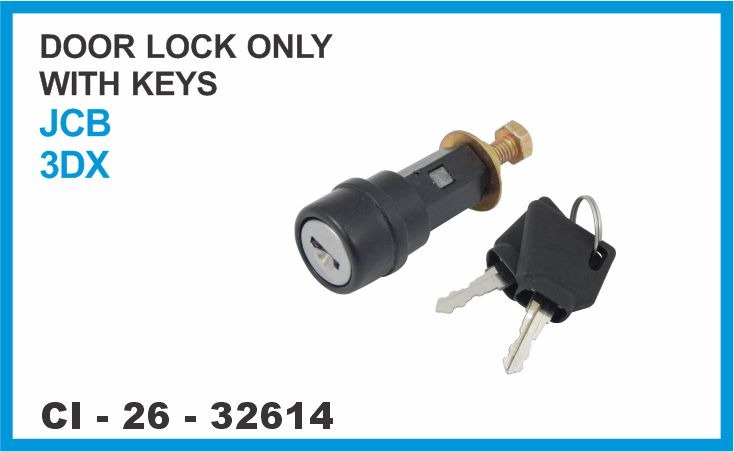 DOOR LOCK JCB 3DX ONLY WITH KEYS