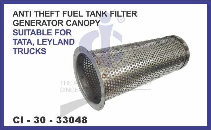FUEL TANK FILTER GENERATOR CANOPY SUITABLE FOR TATA,LEYLAND TRUCKS,ANTI THEFT