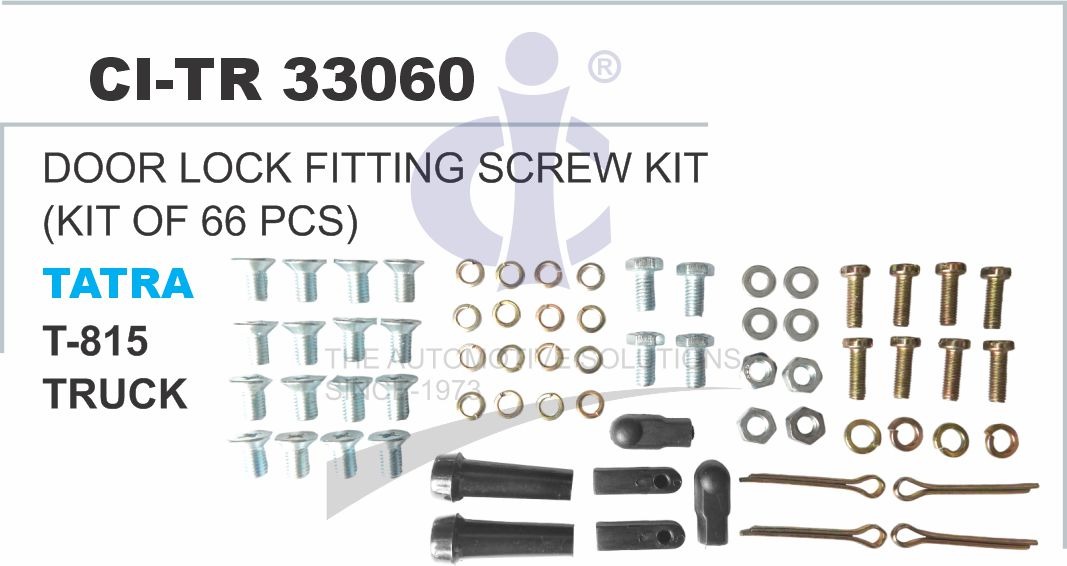 DOOR LOCK FITTING SCREW (KIT OF 66PCS )TATRA T815 T
