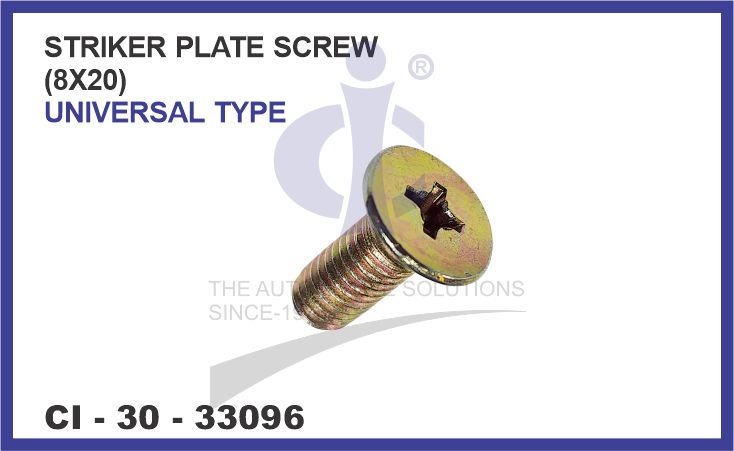 STRIKER PLATE SCREW (8X20) UNIVERSAL TYPE