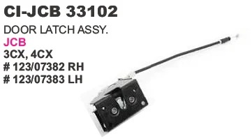 DOOR LOCK ASSY JCB 3CX,4CX N/M LH