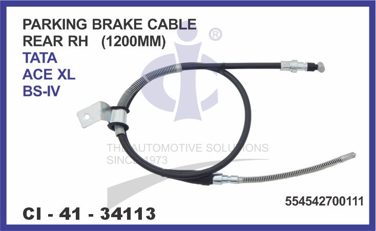 PARKING BRAKE CABLE TAATA ASE-XL REAR BS-41200MM