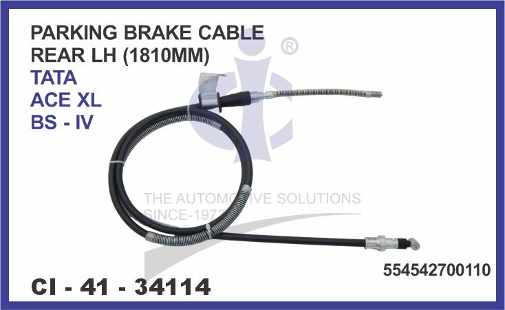 PARKING BRAKE CABLE TAATA ASE-XL BS-4 REAR 1810MM