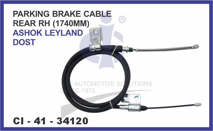PARKING BRAKE CABLE LYLAND DOSST REAR 1740MM