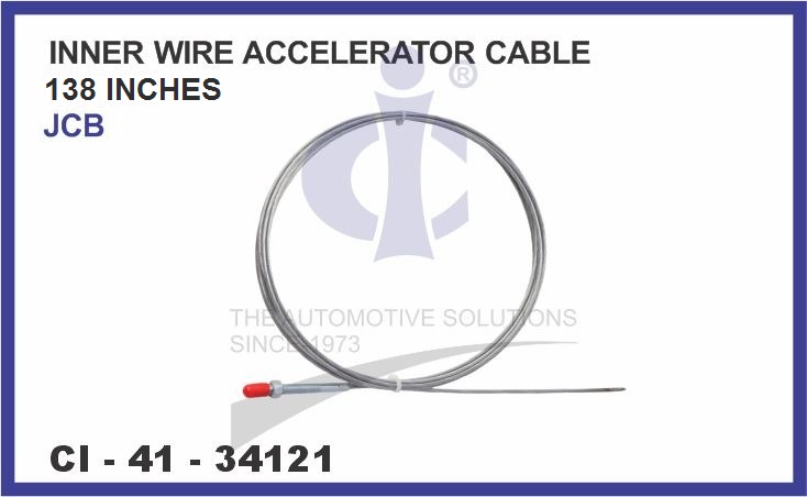INNER WIRE ACCELERATOR CABLE JCB 2.5MM N/M