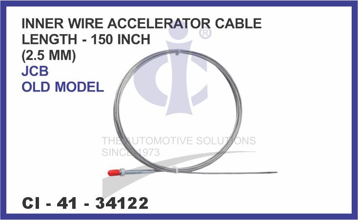 INNER WIRE ACCELERATORS CABLE LENGHT 150MM (2.5MM) JCB OLD MODEL