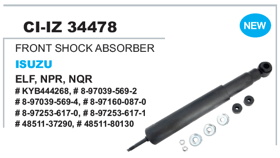 FRONT SHOCK ABSORBER ISUZU ELF, NPR, NQR(KYB 444268