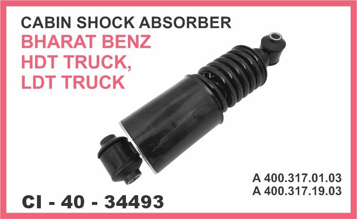 CABIN SHOCKER BHARAT BENZ HDT,LDT 345MM