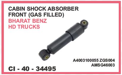 CABIN SHOCKER BHARAT BENZ HDT TRUCKS FRONT O.E. NO. AMSG46003, A4003100055 ZGS004