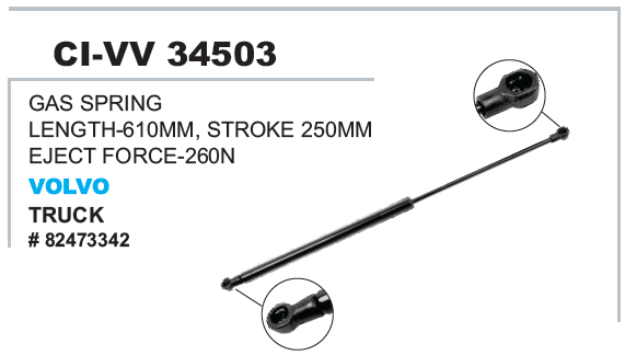 GAS SPRING VOLVO TRUCK