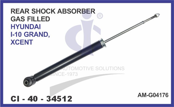 REAR SHOCKER I-10 GRAND,XCENT ( GAS FILLED).