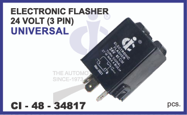 ELECTRONIC FLASHER (3PIN) 24V UNI