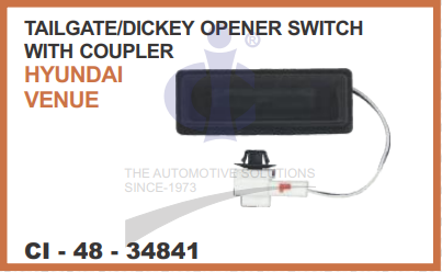 TAILGATE / DICKEY OPENER SWITCH WITH COUPLER HYUNDAI VENUETAILGATE / DICKEY OPENER SWITCH WITH COUPLER HYUNDAI VENUE
