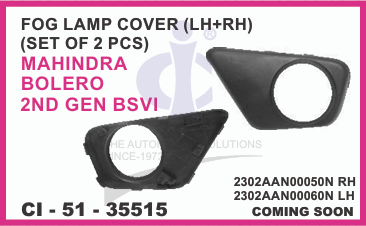 FOG LAMP COVER BOLERO 2ND GEN BS6