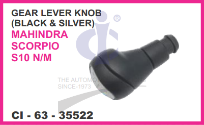 GEAR LEVER KNOB SCORPIO S10 N/M BLACK