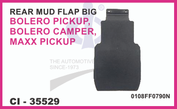 MUD FLAP BOLERO PICKUP 2ND GEN, MAXI TRUCK BIG REAR