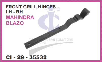 FRONT GRILL HINGES NAVISTAR, BLAZO TRUCK LH
