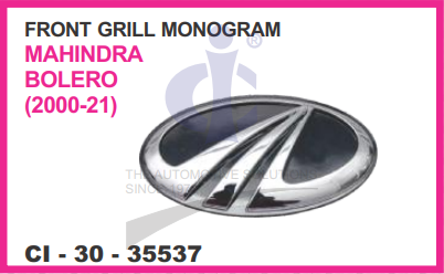 FRONT GRILL MONOGRAM MAHINDRA BOLERO, SCORPIO