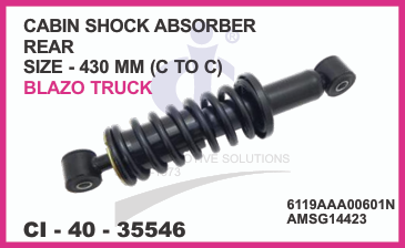 CABIN SHOCKER BLAZO, NAVISTAR REAR 6119AAA00