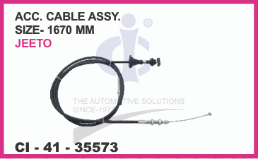 ACCELERATOR CABLE ASSY JEETO 1670 MM