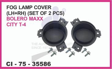 (FOG LAMP COVER LH+RH(SET OF 2PCS) MAHINDRA BOLERO MAXX CITY T-4