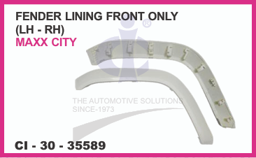 FRONT FENDER  WHITE L+R (SET OF 2 PCS)