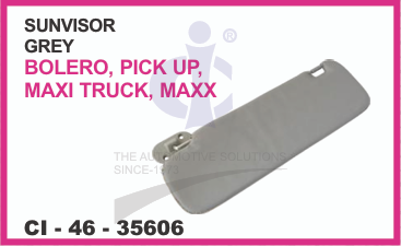 SUNVISOR (GREY) MAHINDRA BOLERO, PICK UP, MAXI TRUCK, MAXX