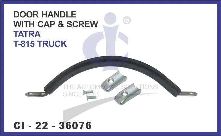 DOOR HANDLE  WITH 2 CAPS 2 SCREWS TETRA TRUCK