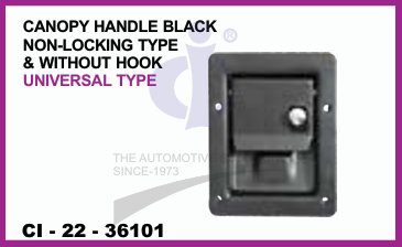 CANOPY HANDLE BLACK NON-LOCKING TYPE & WITHOUT HOOK UNIVERSAL