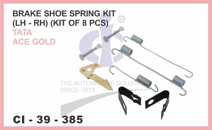 BRAKE SHOE SPRING KIT ACE GOLD (8 PCS KIT)LH