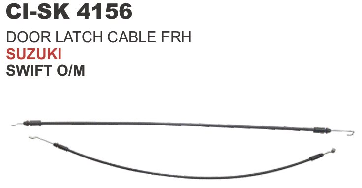 CABLE KIT DOOR LATCH  SWIFT O/M FT R