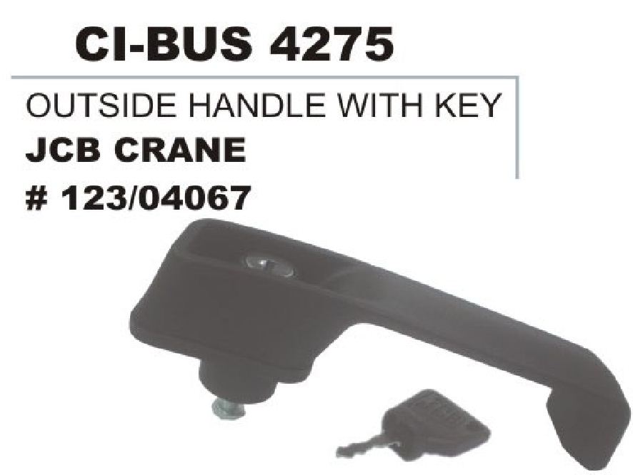 OUTSIDE HANDLE WITH KEY JCB CRANE