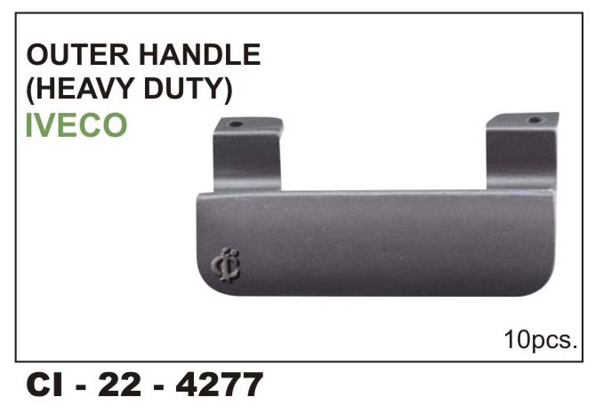 OUTSIDE DOOR HANDLE PULLER ONLY(95MM) ZINC CARGO