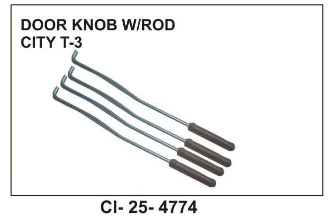 DOOR KNOB W/ROD HONDA CITY T-3