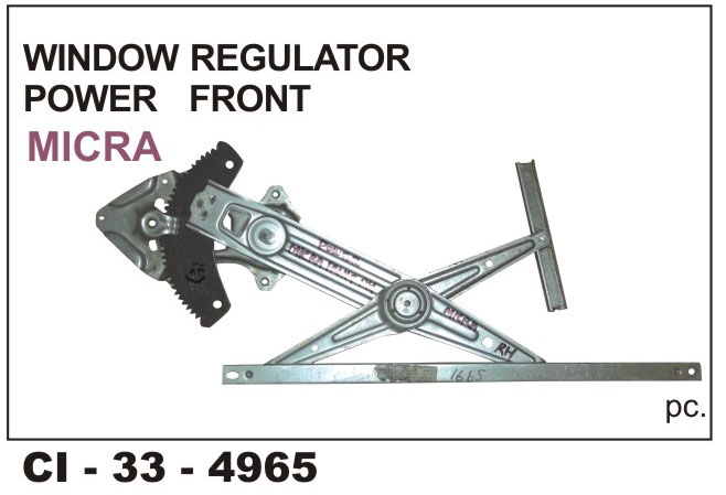 WINDOW REGULATOR POWER FRONT MICRA RH