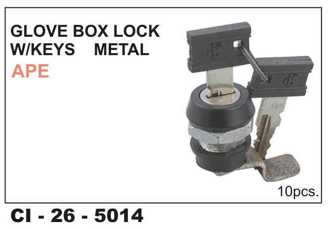 GLOVE BOX LOCK APE.
