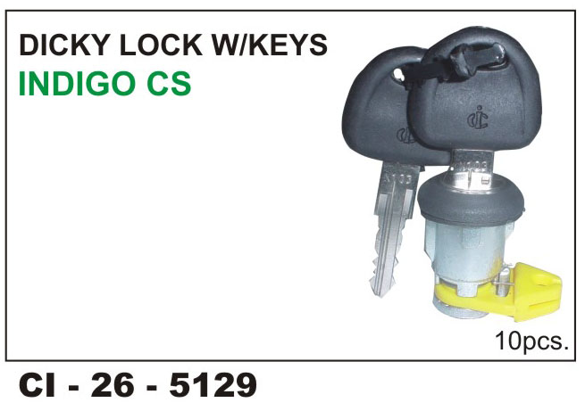 DICKY LOCK W/KEY INDIGO-CS